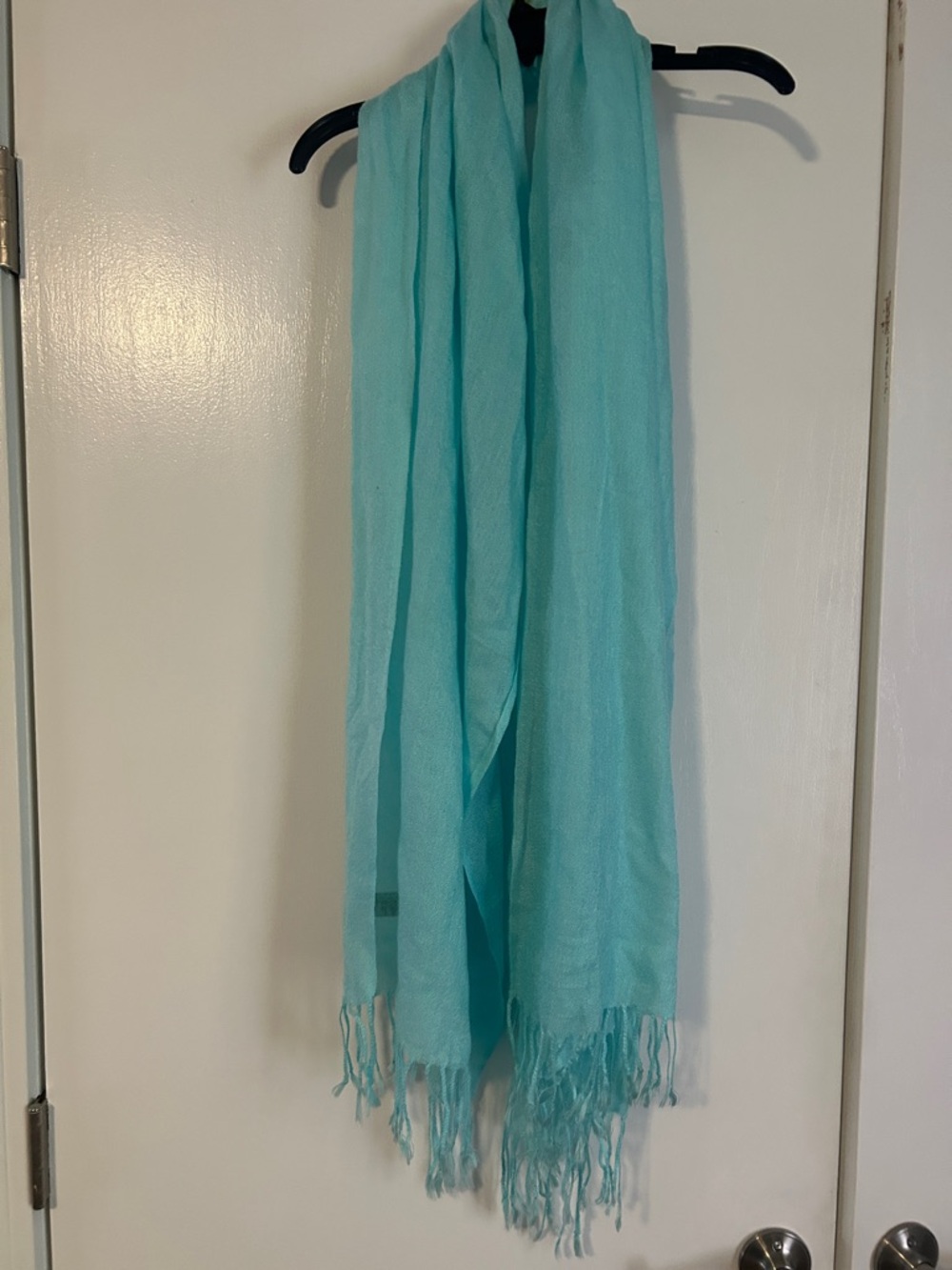 pashmina Light Aqua Turquoise Wrap Scarf
